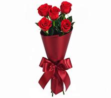 Букет 5 Красных роз Эдлесс Лав в Островцы
