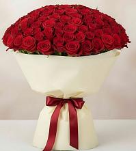 Букет 101 Красная роза Милано в Островцы