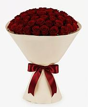 Букет 101 Бордовая роза Блэк Бакарра в Островцы