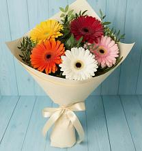 Букет цветов из:  Герберы в Островцы