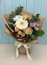 Букет цветов из:  Герберы и Хризантемы в Островцы
