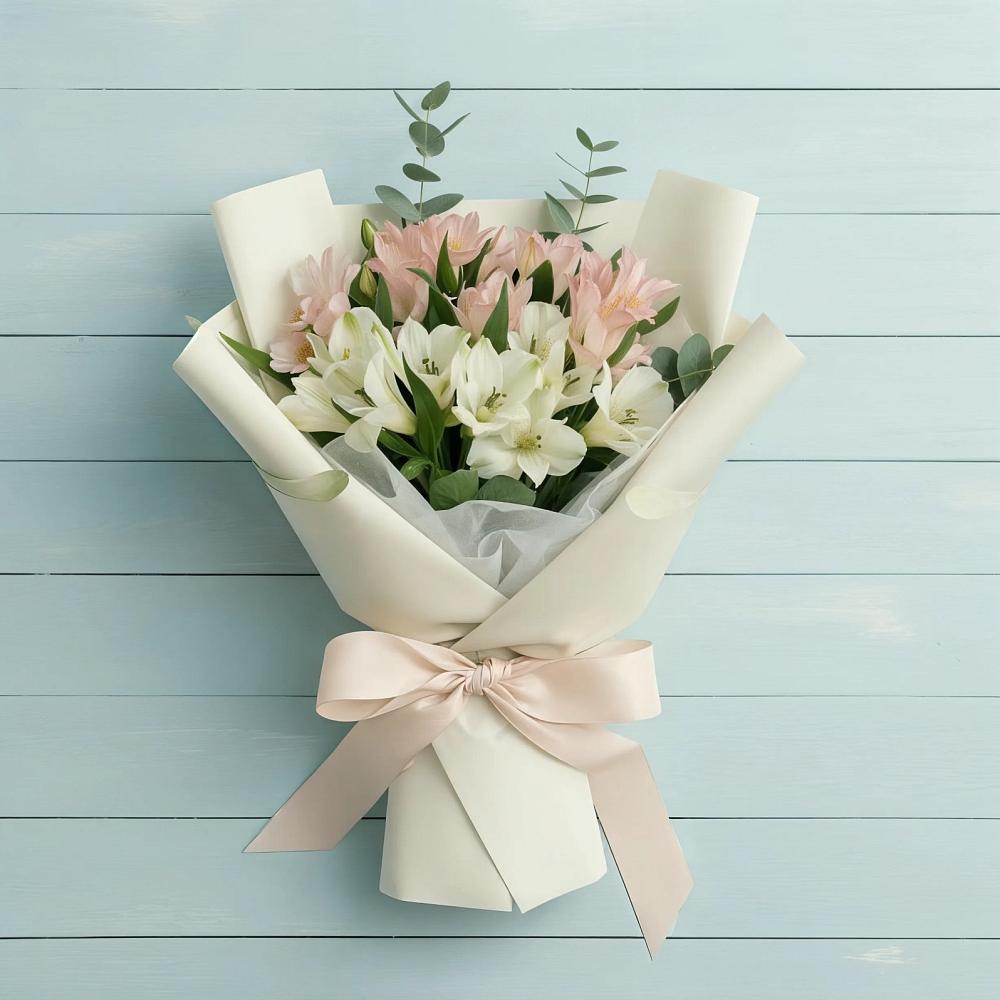 Букет цветов из: Альстромерии в Островцы