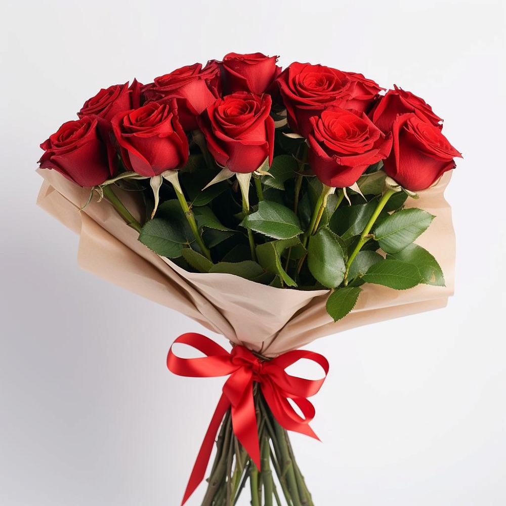 Букет 11 Красных роз Эдлесс Лав в Островцы