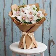 Букет цветов из:  Орхидеи и Розы #REPLACE_PRED# Островцы